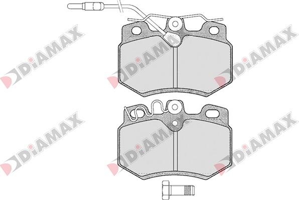 Diamax N09029 - Brake Pad Set, disc brake autospares.lv