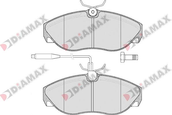 Diamax N09021 - Brake Pad Set, disc brake autospares.lv