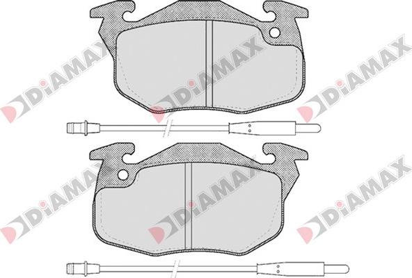 Diamax N09073 - Brake Pad Set, disc brake autospares.lv