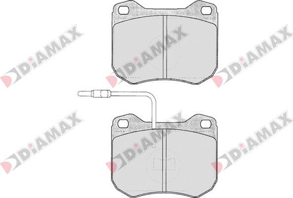 Diamax N09077 - Brake Pad Set, disc brake autospares.lv