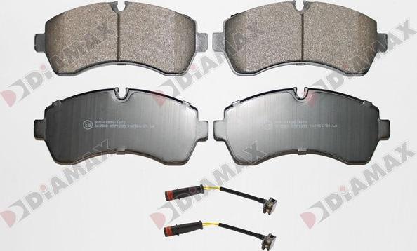 Diamax N09199A - Brake Pad Set, disc brake autospares.lv