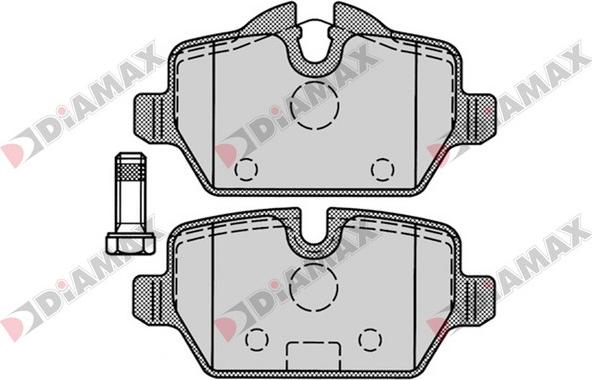 Diamax N09194 - Brake Pad Set, disc brake autospares.lv