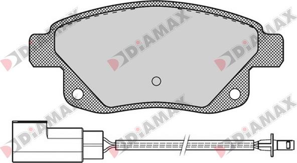 Diamax N09198 - Brake Pad Set, disc brake autospares.lv