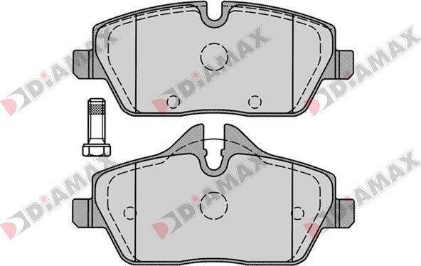 Diamax N09192 - Brake Pad Set, disc brake autospares.lv