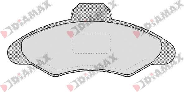 Diamax N09142 - Brake Pad Set, disc brake autospares.lv