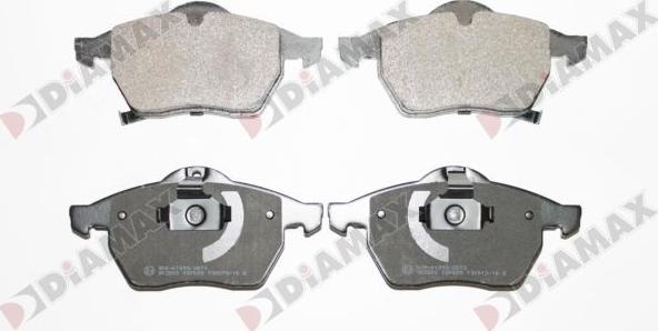 Diamax N09154 - Brake Pad Set, disc brake autospares.lv