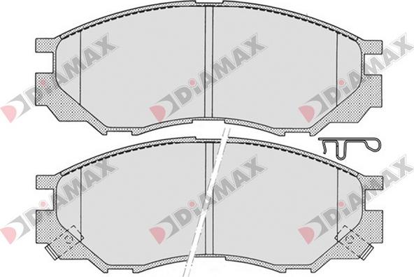 Diamax N09151 - Brake Pad Set, disc brake autospares.lv