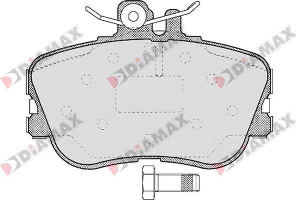 Diamax N09158 - Brake Pad Set, disc brake autospares.lv