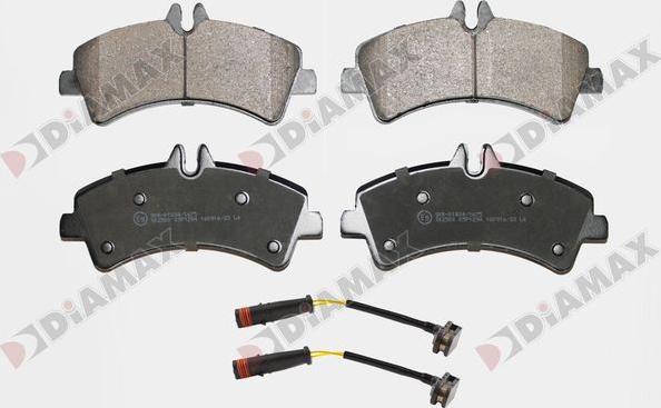 Diamax N09169A - Brake Pad Set, disc brake autospares.lv