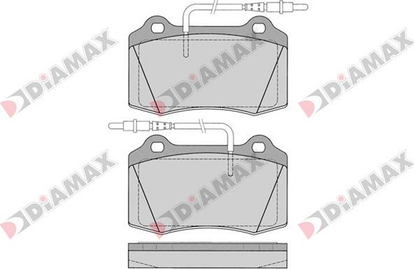 Diamax N09106 - Brake Pad Set, disc brake autospares.lv
