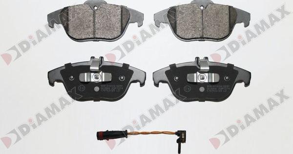 Diamax N09110A - Brake Pad Set, disc brake autospares.lv