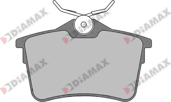 Diamax N09183 - Brake Pad Set, disc brake autospares.lv