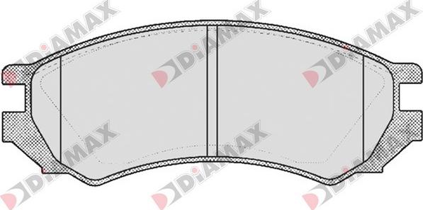 Diamax N09130 - Brake Pad Set, disc brake autospares.lv