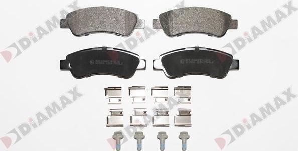 Diamax N09176K - Brake Pad Set, disc brake autospares.lv