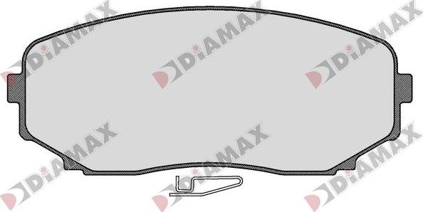 Diamax N09846 - Brake Pad Set, disc brake autospares.lv