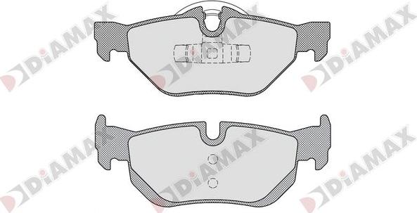 Diamax N09841 - Brake Pad Set, disc brake autospares.lv