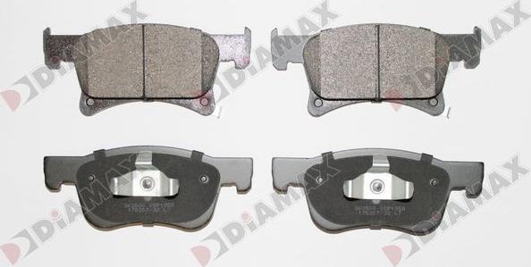 Diamax N09848 - Brake Pad Set, disc brake autospares.lv