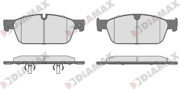 Diamax N09856 - Brake Pad Set, disc brake autospares.lv