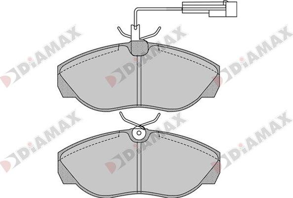 Diamax N09866 - Brake Pad Set, disc brake autospares.lv