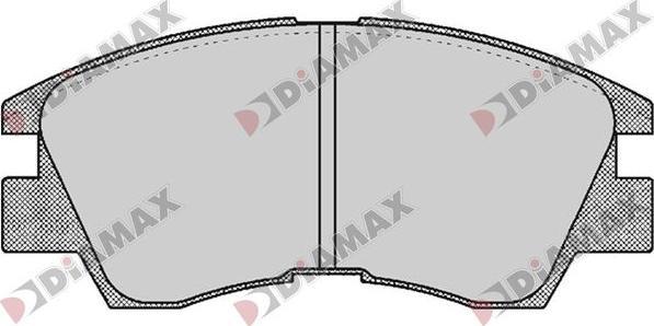 Diamax N09807 - Brake Pad Set, disc brake autospares.lv