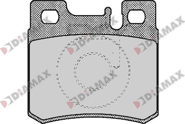 Diamax N09819 - Brake Pad Set, disc brake autospares.lv