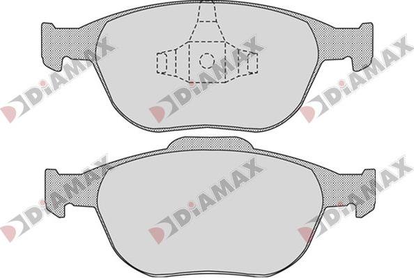 Diamax N09818 - Brake Pad Set, disc brake autospares.lv