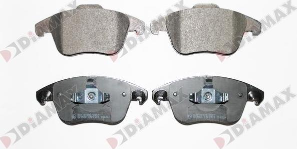 Diamax N09830 - Brake Pad Set, disc brake autospares.lv