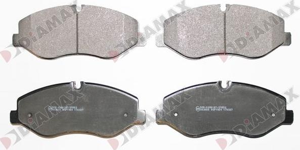 Diamax N09831 - Brake Pad Set, disc brake autospares.lv