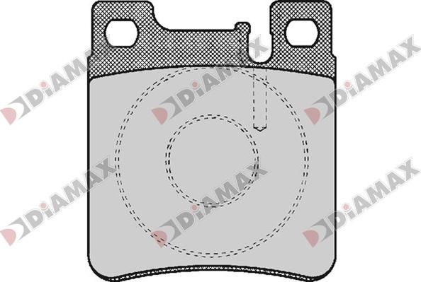 Diamax N09821 - Brake Pad Set, disc brake autospares.lv