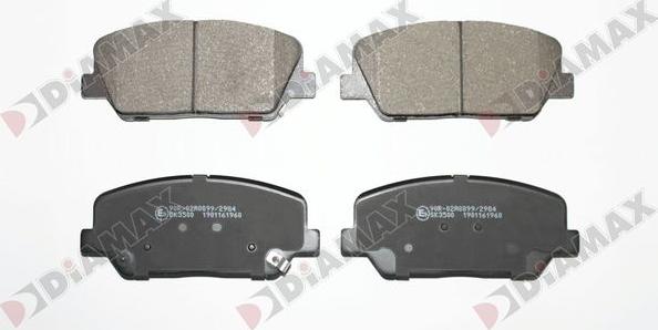 Diamax N09875 - Brake Pad Set, disc brake autospares.lv