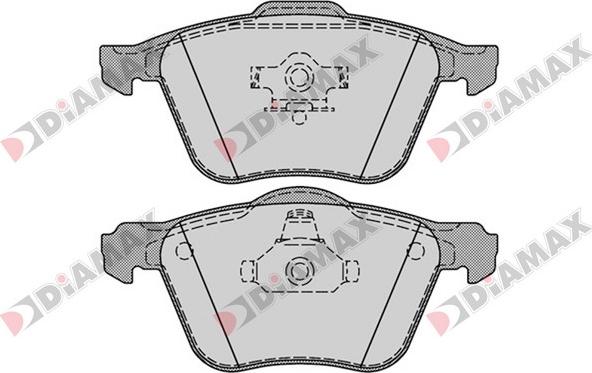 Diamax N09399 - Brake Pad Set, disc brake autospares.lv