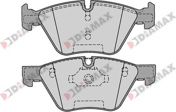 Diamax N09394 - Brake Pad Set, disc brake autospares.lv