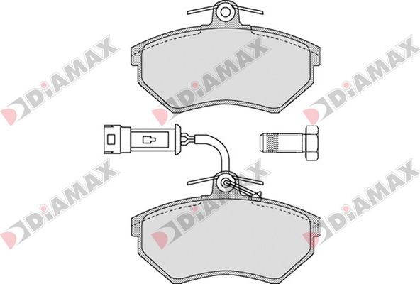 Diamax N09340 - Brake Pad Set, disc brake autospares.lv