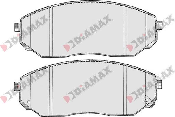 Diamax N09359 - Brake Pad Set, disc brake autospares.lv