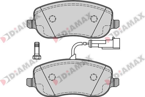 Diamax N09365 - Brake Pad Set, disc brake autospares.lv