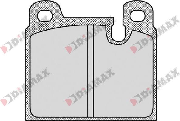 Diamax N09306 - Brake Pad Set, disc brake autospares.lv