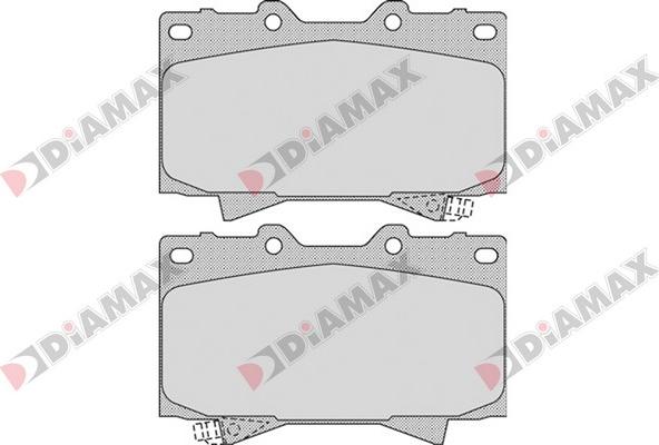 Diamax N09302 - Brake Pad Set, disc brake autospares.lv