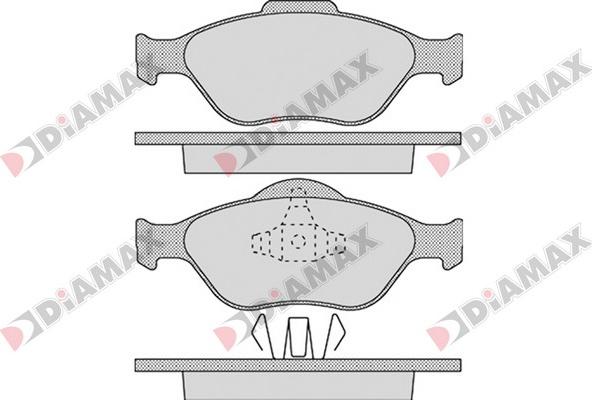 Diamax N09319 - Brake Pad Set, disc brake autospares.lv