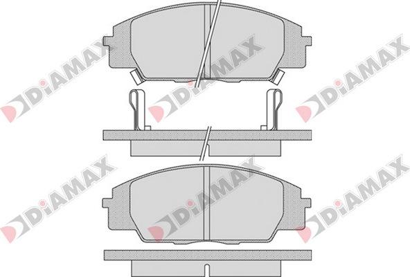 Diamax N09311 - Brake Pad Set, disc brake autospares.lv