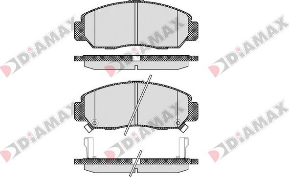 Diamax N09312 - Brake Pad Set, disc brake autospares.lv