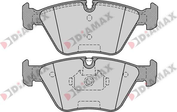 Diamax N09381 - Brake Pad Set, disc brake autospares.lv