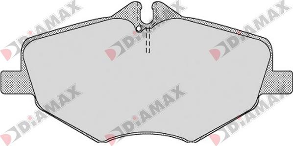 Diamax N09334 - Brake Pad Set, disc brake autospares.lv