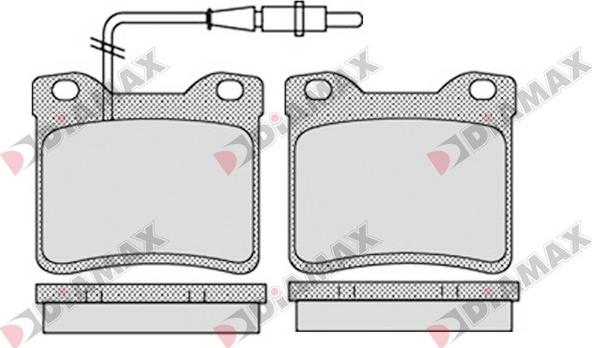 Diamax N09338 - Brake Pad Set, disc brake autospares.lv