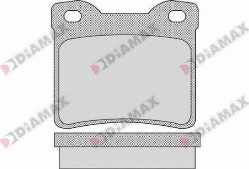 Diamax N09323 - Brake Pad Set, disc brake autospares.lv