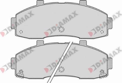 Diamax N09295 - Brake Pad Set, disc brake autospares.lv