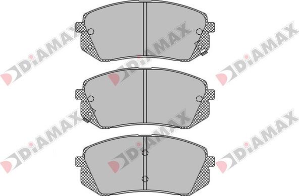 Diamax N09255 - Brake Pad Set, disc brake autospares.lv