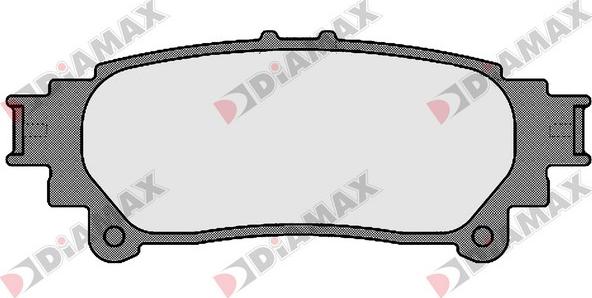 Diamax N09252 - Brake Pad Set, disc brake autospares.lv