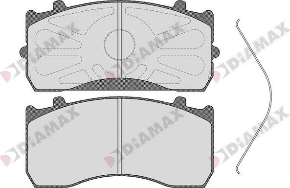 Diamax N09263 - Brake Pad Set, disc brake autospares.lv