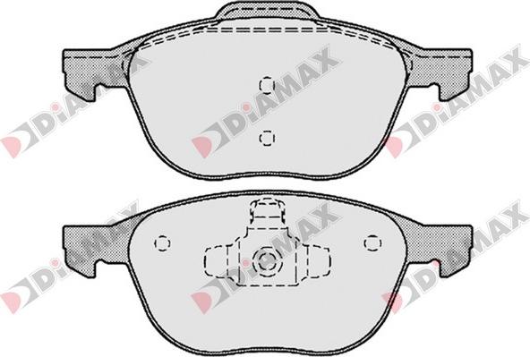 Diamax N09267 - Brake Pad Set, disc brake autospares.lv