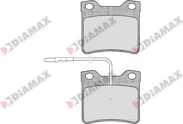Diamax N09203 - Brake Pad Set, disc brake autospares.lv